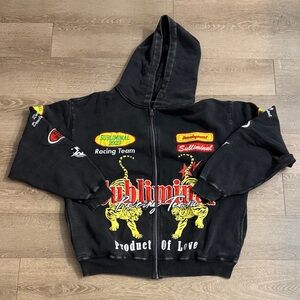 Racing Team Zip Up Hoodie